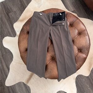 Men’s Banana Republic Brown Pinstripe Trousers